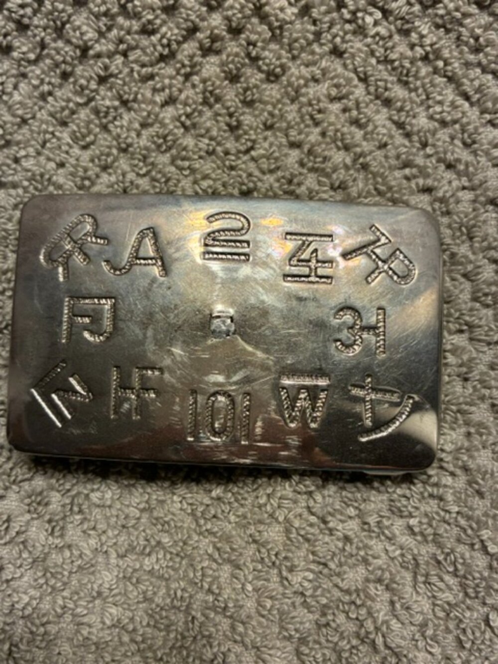 Belt buckles - lot of 3